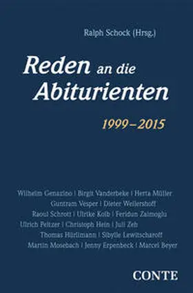 Schock / Gestier | Reden an die saarländischen Abiturienten | Buch | 978-3-95602-075-9 | sack.de