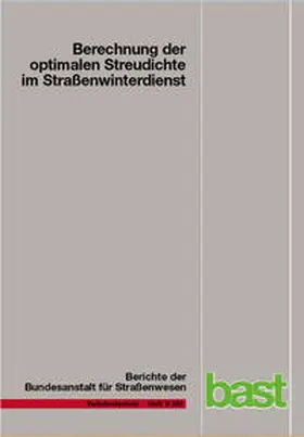 Hausmann |  Berechnung der optimalen Streudichte im Straßenwinterdienst | Buch |  Sack Fachmedien