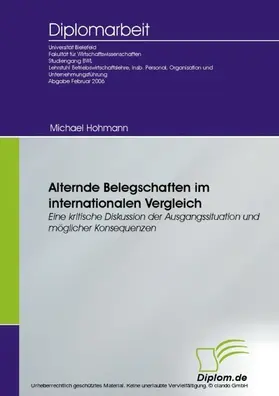 Hohmann | Alternde Belegschaften im internationalen Vergleich | E-Book | sack.de