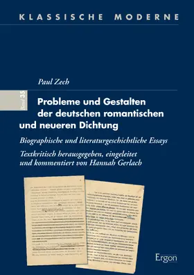 Zech |  Probleme und Gestalten der deutschen romantischen und neueren Dichtung | eBook | Sack Fachmedien