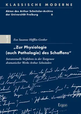 Höfflin-Grether |  „Zur Physiologie (auch Pathologie) des Schaffens“ | Buch |  Sack Fachmedien