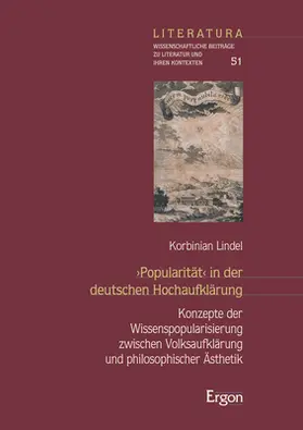 Lindel |  ›Popularität‹ in der deutschen Hochaufklärung | Buch |  Sack Fachmedien