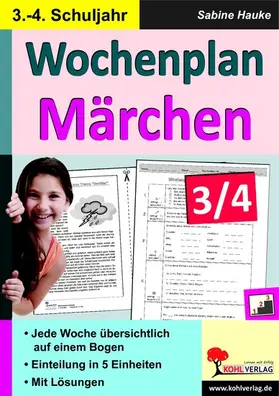 Hauke |  Wochenplan Märchen / Klasse 3-4 | eBook | Sack Fachmedien