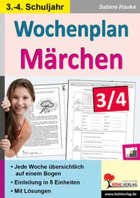 Hauke |  Wochenplan Märchen / Klasse 3-4 | Buch |  Sack Fachmedien