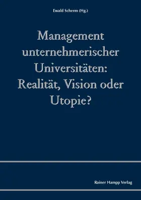 Scherm |  Management unternehmerischer Universitäten | Buch |  Sack Fachmedien