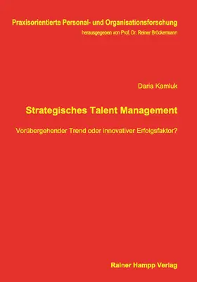 Kamluk |  Strategisches Talent Management | Buch |  Sack Fachmedien