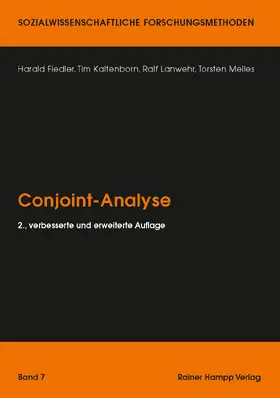 Fiedler / Kaltenborn / Lanwehr |  Conjoint-Analyse | Buch |  Sack Fachmedien