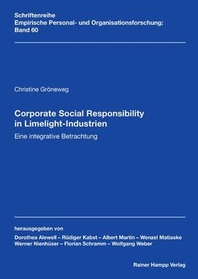 Gröneweg |  Corporate Social Responsibility in Limelight-Industrien | eBook | Sack Fachmedien