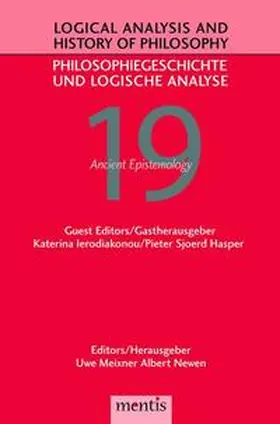 Ierodiakonou / Hasper |  Ancient Epistemology | Buch |  Sack Fachmedien