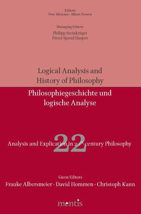 Hasper / Steinkrüger / Albersmeier |  Analysis and Explication in 20th Century Philosophy | Buch |  Sack Fachmedien