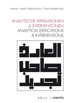 Brandl / Kobow / Messelken |  Analytische Explikationen & Interventionen | Buch |  Sack Fachmedien