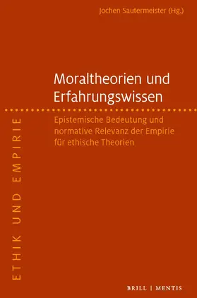 Sautermeister |  Moraltheorien und Erfahrungswissen | Buch |  Sack Fachmedien