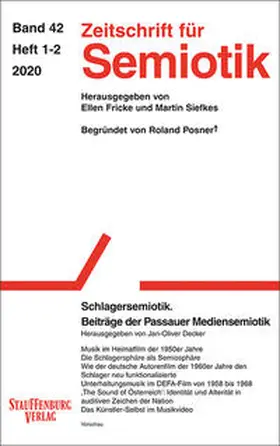 Decker | Zeitschrift für Semiotik / Schlagersemiotik | Buch | 978-3-95809-674-5 | sack.de