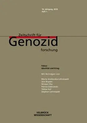 Dabag / Platt |  Zeitschrift für Genozidforschung. 16. Jg. 2018, Heft 1 | Buch |  Sack Fachmedien