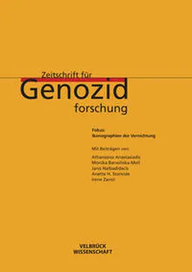 Dabag / Platt / Anastasiadis |  Zeitschrift für Genozidforschung. 18. Jg. 2020, Heft 2 | Buch |  Sack Fachmedien