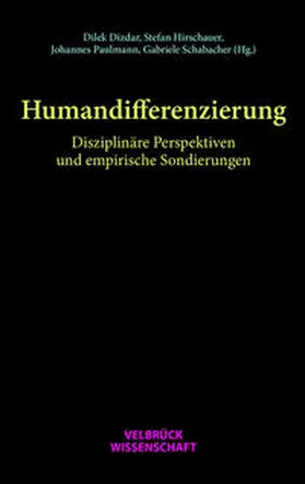 Dizdar / Hirschauer / Paulmann |  Humandifferenzierung | Buch |  Sack Fachmedien