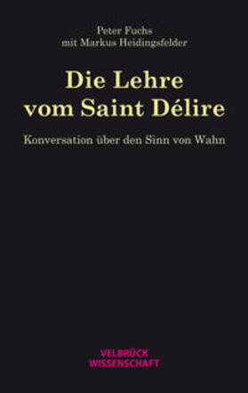 Fuchs / Heidingsfelder |  Die Lehre vom Saint Délire | Buch |  Sack Fachmedien