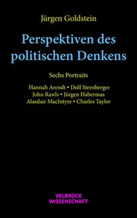 Goldstein |  Perspektiven des politischen Denkens | Buch |  Sack Fachmedien