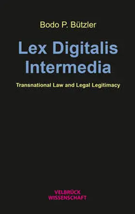 Bützler |  Lex Digitalis Intermedia | Buch |  Sack Fachmedien