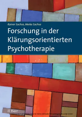 Sachse / Meike / Rainer |  Forschung in der Klärungsorientierten Psychotherapie | eBook | Sack Fachmedien