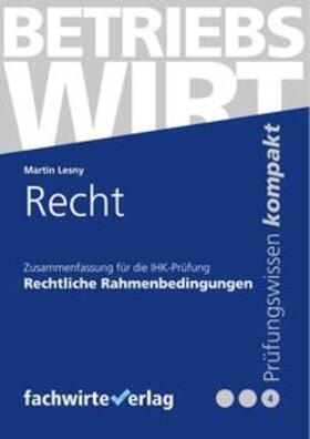 Lesny |  Lesny, M: Recht | Buch |  Sack Fachmedien