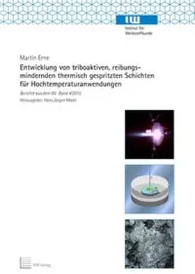 Erne |  Entwicklung von triboaktiven, reibungsmindernden thermisch gespritzten Schichten für Hochtemperaturanwendungen | Buch |  Sack Fachmedien