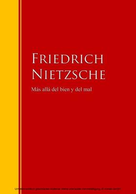 Nietzsche |  Más allá del bien y del mal | eBook | Sack Fachmedien