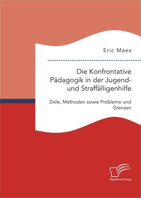 Maes |  Die Konfrontative Pädagogik in der Jugend- und Straffälligenhilfe: Ziele, Methoden sowie Probleme und Grenzen | Buch |  Sack Fachmedien