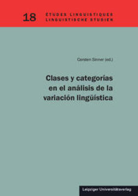 Sinner |  Clases y categorías en el análisis de la variación lingüística | Buch |  Sack Fachmedien