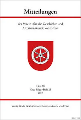 Raßloff |  Mitteilungen des Vereins für die Geschichte und Altertumskunde von Erfurt | Buch |  Sack Fachmedien