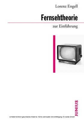 Engell |  Fernsehtheorie zur Einführung | eBook | Sack Fachmedien