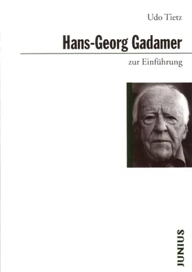 Tietz |  Hans-Georg Gadamer zur Einführung | eBook | Sack Fachmedien