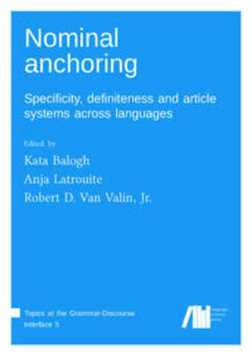 Balogh / Latrouite / Van Valin |  Nominal anchoring | Buch |  Sack Fachmedien