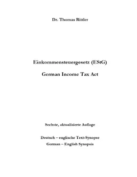 Rittler |  Einkommensteuergesetz | eBook | Sack Fachmedien