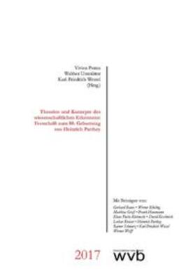 Petras / Umstätter / Wessel |  Theorien und Konzepte des wissenschaftlichen Erkennens: Festschrift zum 80. Geburtstag von Heinrich Parthey | Buch |  Sack Fachmedien