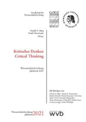 Mieg / Havemann / Zimmermann | Kritisches Denken - Critical Thinking | Buch | 978-3-96138-353-5 | sack.de