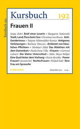 Felixberger / Nassehi | Kursbuch 192 | Buch | 978-3-96196-000-2 | sack.de