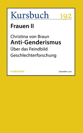 von Braun |  Anti-Genderismus | eBook | Sack Fachmedien