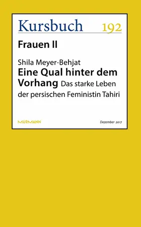 Meyer-Behjat |  Eine Qual hinter dem Vorhang | eBook | Sack Fachmedien