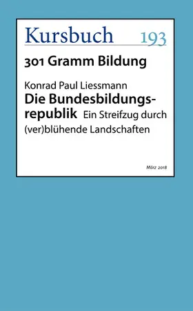 Liessmann |  Die Bundesbildungsrepublik | eBook | Sack Fachmedien