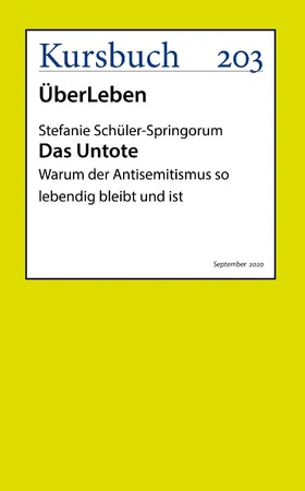 Schüler-Springorum |  Das Untote | eBook | Sack Fachmedien