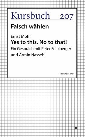 Mohr |  Yes to this, No to that! | eBook | Sack Fachmedien