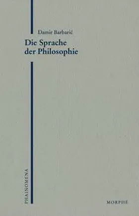 Barbaric / Koch |  Die Sprache der Philosophie | Buch |  Sack Fachmedien