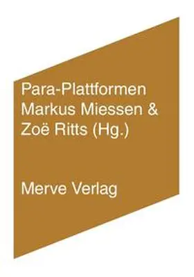 Miessen / Ritts / Keshavarz |  Para-Plattformen | Buch |  Sack Fachmedien