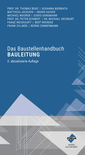 Benz / Weißhaupt / Biernath |  Das Baustellenhandbuch Bauleitung | eBook | Sack Fachmedien