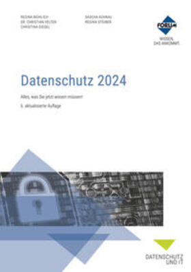 Mühlich / Kuhrau / Diegel |  Datenschutz 2024/Kombi-Paket: Buch und E-Book (PDF+EPUB) | Buch |  Sack Fachmedien