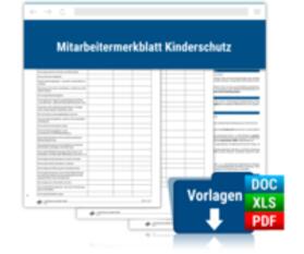 Forum Verlag Herkert GmbH |  Mitarbeitermerkblatt Kinderschutz | Datenbank |  Sack Fachmedien