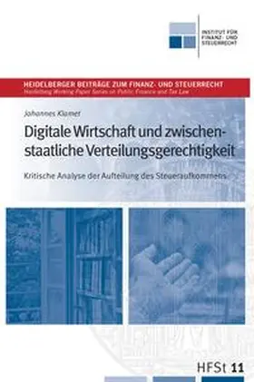 Klamet |  Digitale Wirtschaft und zwischen- staatliche Verteilungsgerechtigkeit | Buch |  Sack Fachmedien