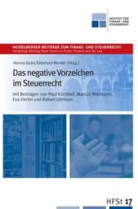 Kube / Reimer |  Das negative Vorzeichen im Steuerrecht | eBook | Sack Fachmedien