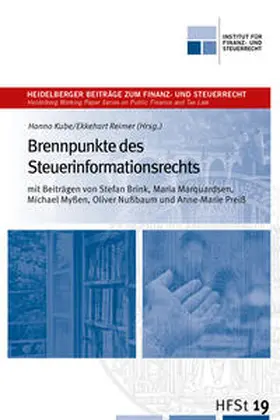 Kube / Reimer |  Brennpunkte des Steuerinformationsrechts | eBook | Sack Fachmedien